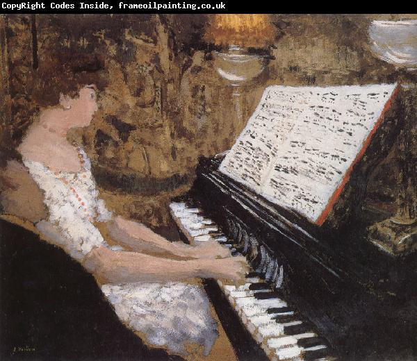 Edouard Vuillard Piano lady